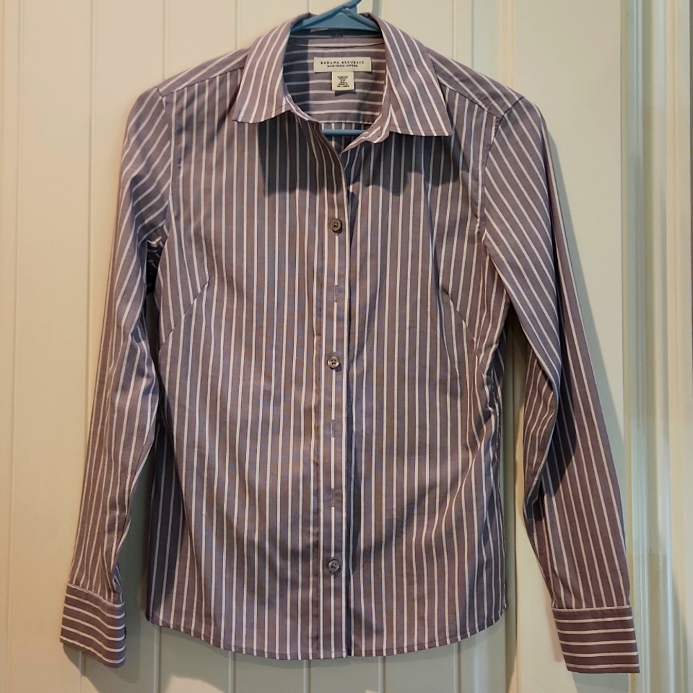 Banana Republic Women top/2P/ long sleeve/light purple